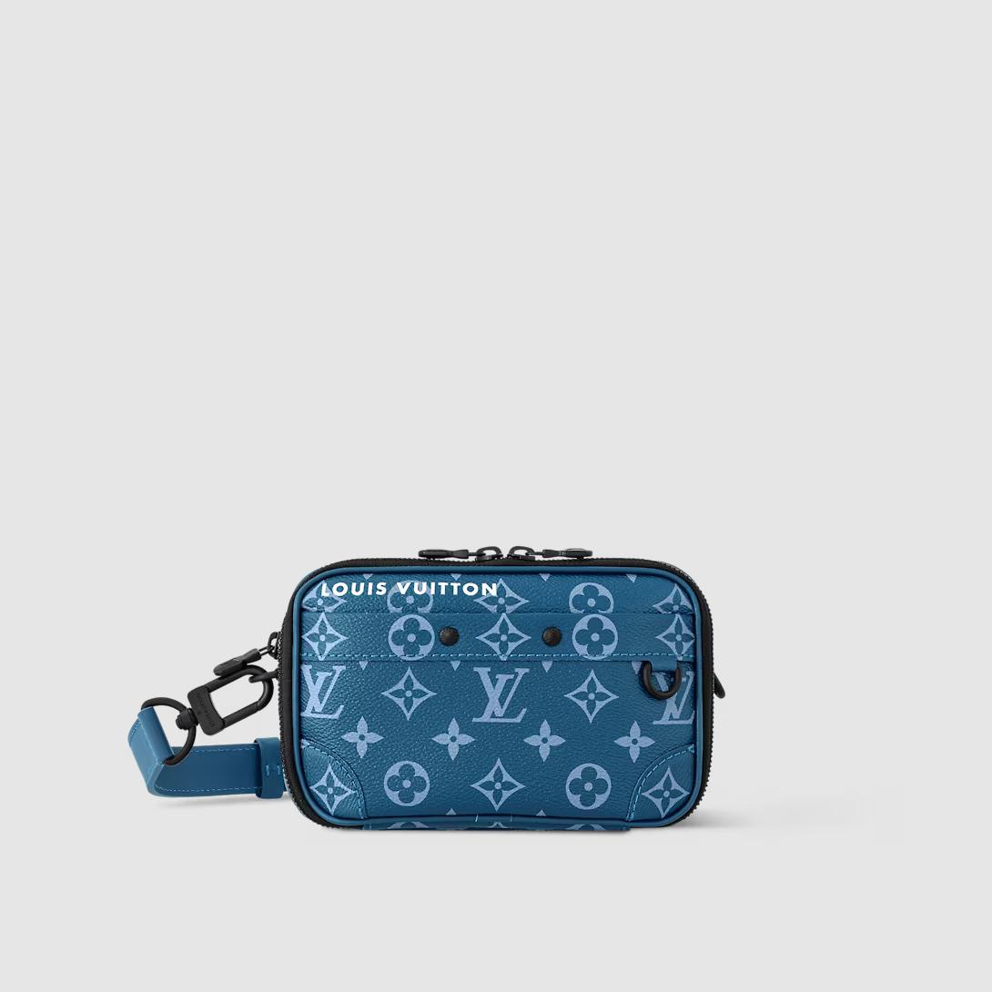 Túi Louis Vuitton Nano Alpha Monogram Other Nam Xanh Dương